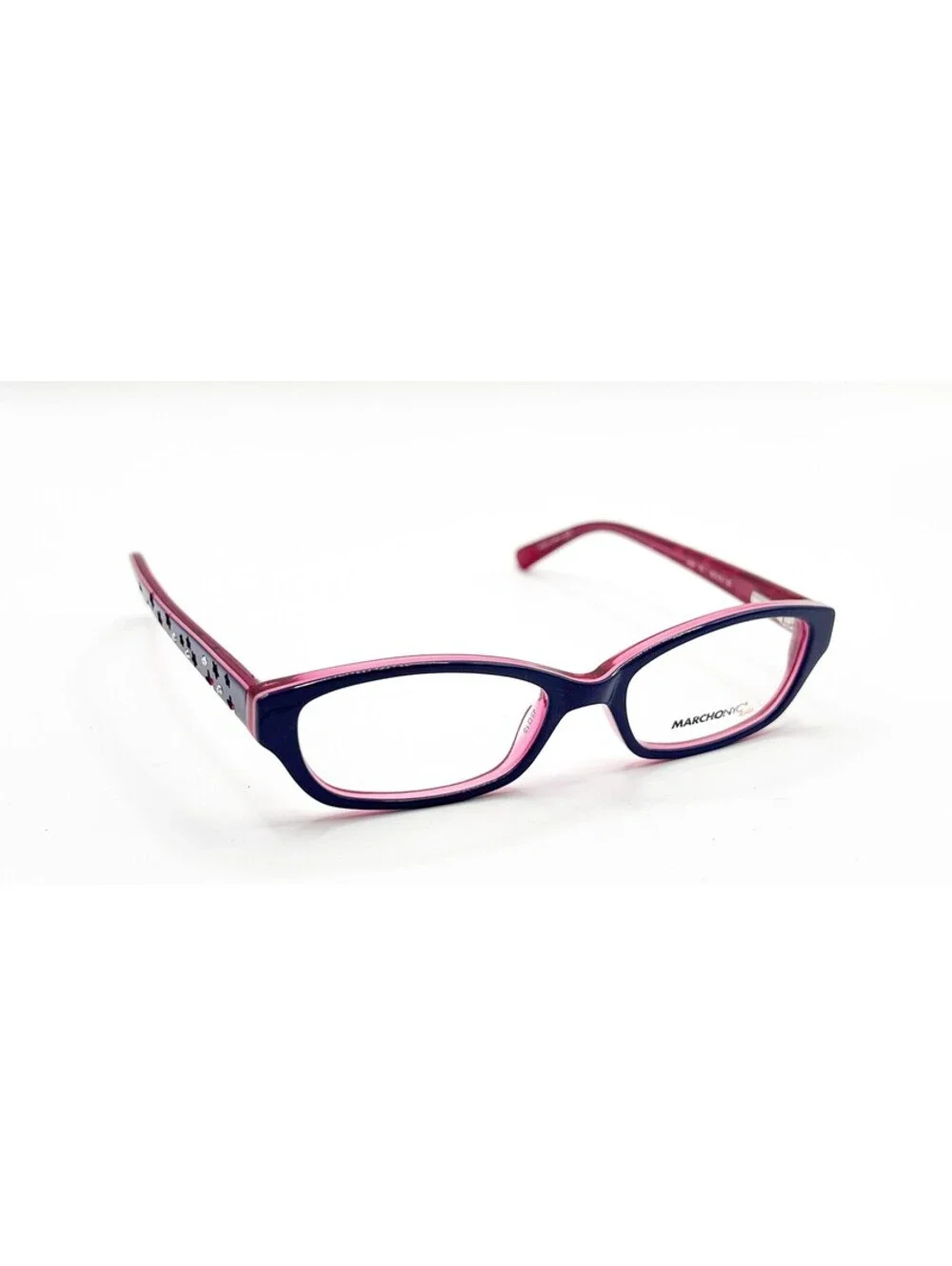 Marchon Nyc Ava 511 Boysenberry Pink Authentic Eyeglasses 45-15-125